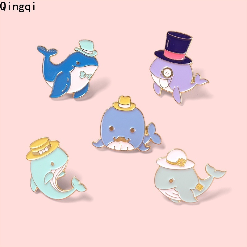 Cartoon Duck Knife Enamel Pin Animal Badge Brooch Lapel Pin Kids Gift  5f0806467111fb16ffc16e60