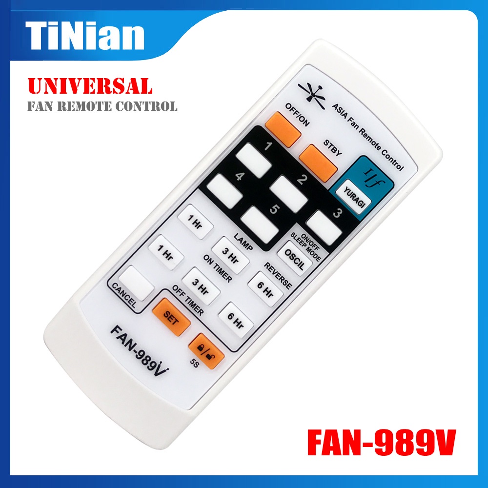 Universal Fan Remote Control Compatible for EURO-UNO for RUBINE for KHIND  for MILUX for MISTRAL for OSHINO for Midea etc Wall/Ceiling Fan