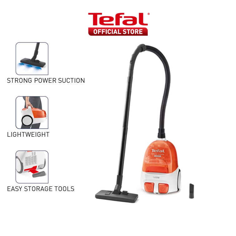 Tefal Micro Space Cyclonic Bagless Vacuum Cleaner TW3233 Power