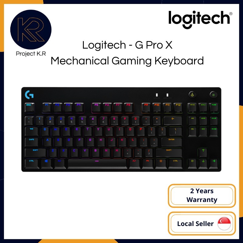 [AUTHORIZED SELLER] LOGITECH G PRO X MECHANICAL GAMING KEYBOARD ...