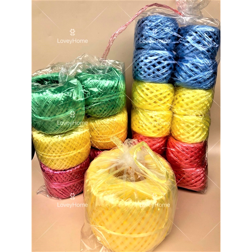 Tali Rafia Plastic Raffia String Plastik String Rope Ropes Tali Rafia ...