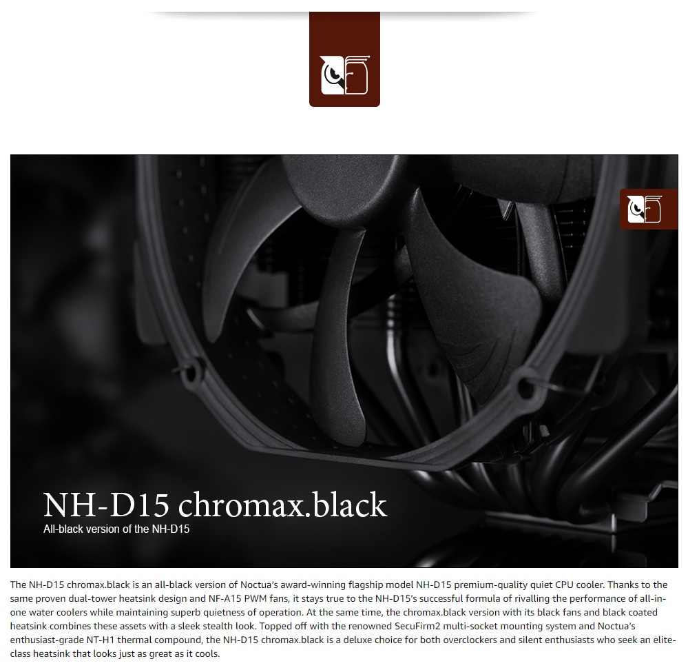 NOCTUA NH-D15 CPU COOLER INTEL AND AMD COOLER FAN CPU COOLER | Shopee ...