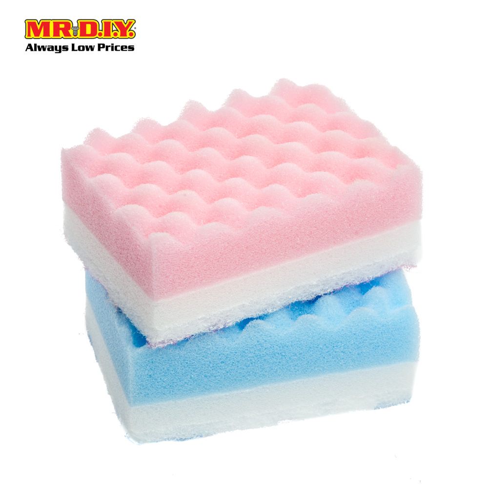 OKS Dual-Sided Soft Sponge Colourful (5pcs) | Shopee Singapore