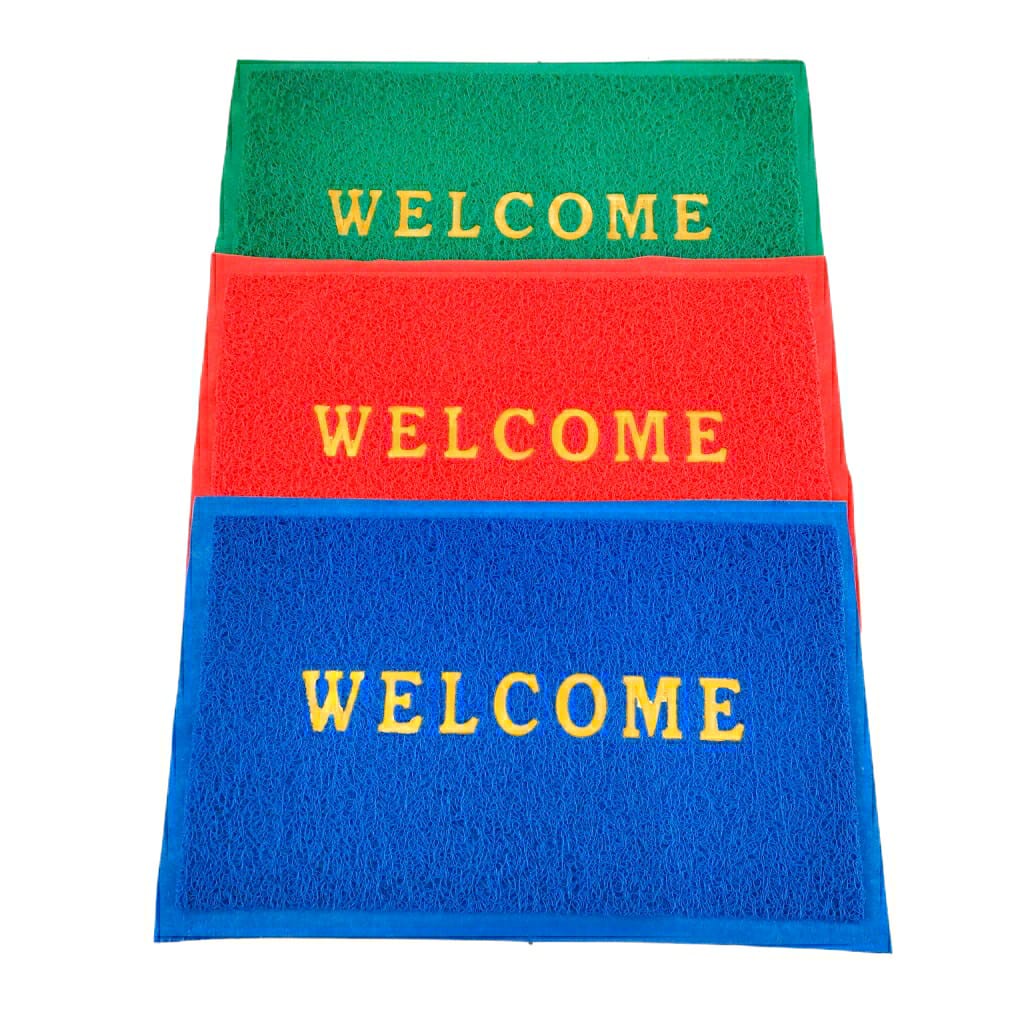 Istanaonline WELCOME Foot Mat/ANTI SLIP Rubber WELCOME Floor Mat ...