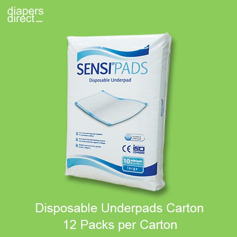 [Sensi Carton Sales] UnderPads Size L 60cm x 90cm/ SNESI Insert pads ...