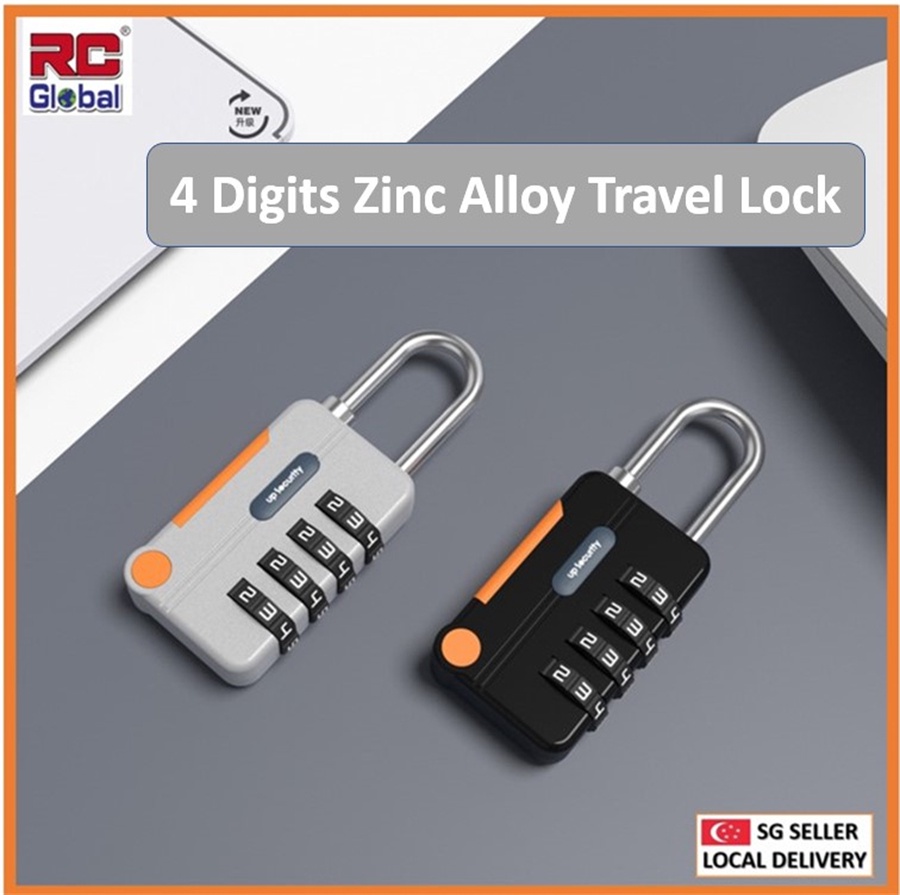 RC-Gadget Travel lock / 4 Digits combination lock / Travel Password ...