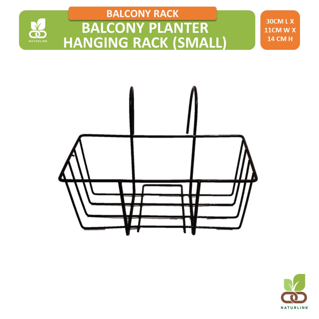 Naturlink Garden Balcony Planter Hanging Rack | Gardening / Plant Rack ...