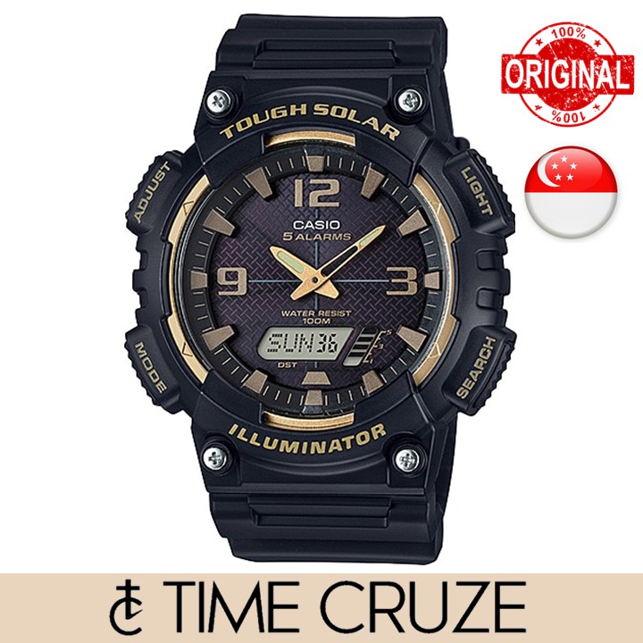 Casio illuminator tough solar set time best sale