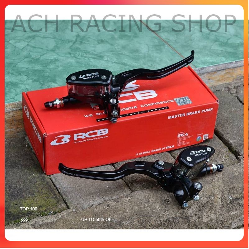 Rcb Brake MASTER OVAL 14MM SET Right Left PCX / NMAX / ADV150 (ACH Shopee Singapore