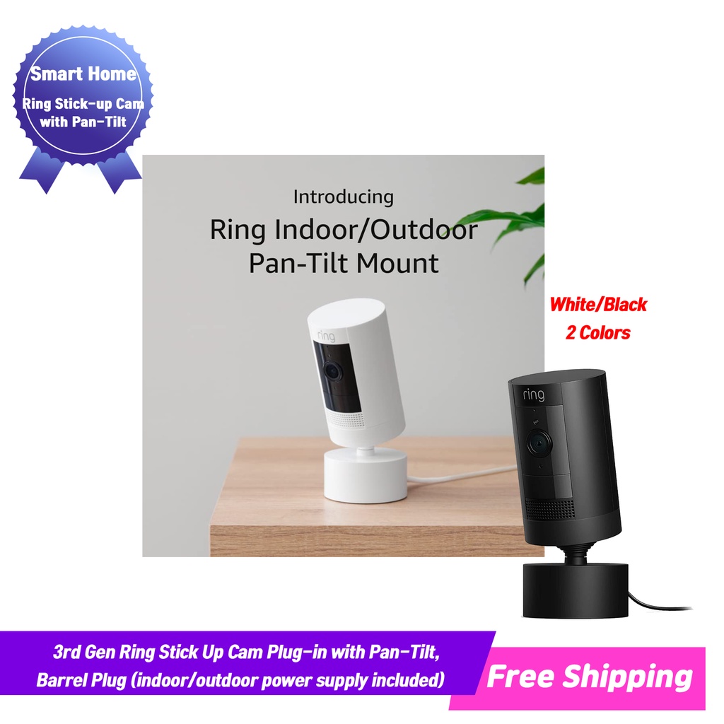 Ring Camera Battery 13ft Power Adapter For Ring Stick Up Cam