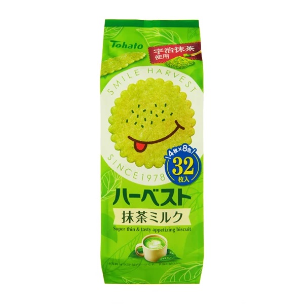Tohato Harvest Sweets Sandwich Matcha Latte 8s [Japanese] | Shopee ...