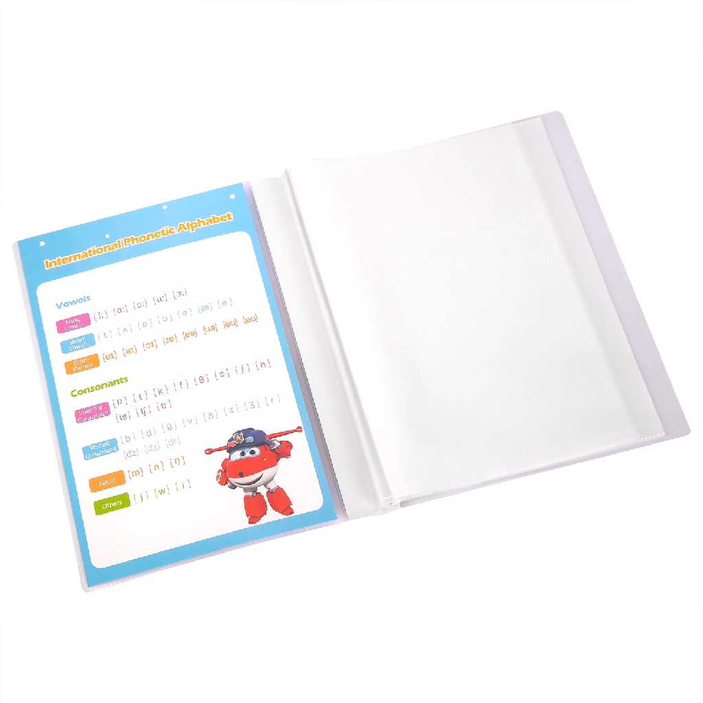 Deli Super Wings Display Book 0,6mm bahan PP, Saku 0,03mm A4 2 Warna EZ55702