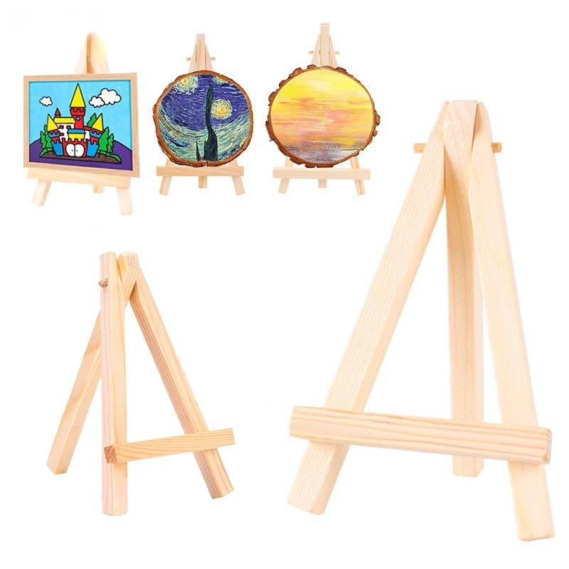 Mini Frame Tripod Holder Postcard Triangle Card Display Stand Mobile ...