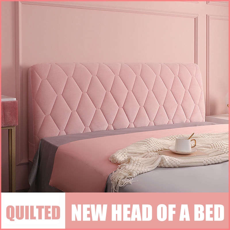 Allinclusive Soft Smooth Quilted Head Cover Thicken Velvet Headboard