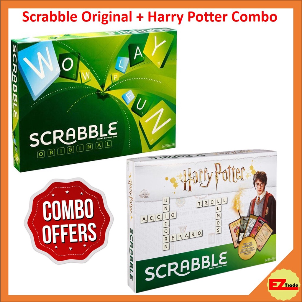 Mattel Games Scrabble Édition Spéciale Harry Potter Jeu De Table Des Mots Croisés Jouet Pour Enfants 10 Ans, GMY41 Personnage Hermione Granger