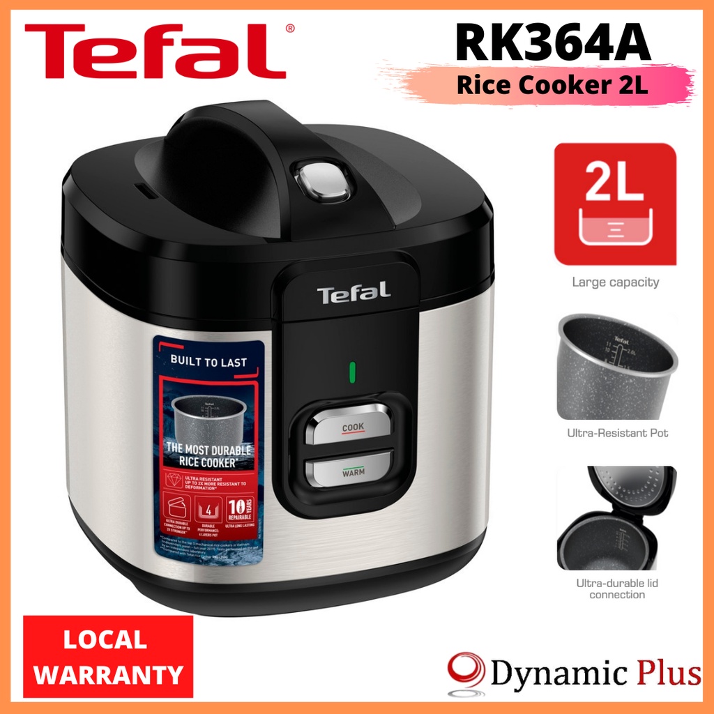 Tefal RK364A Everforce Mechanical Rice Cooker 2L Shopee Singapore