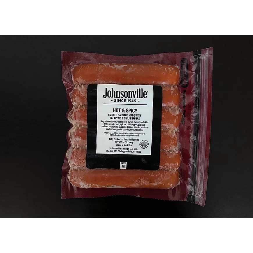 Johnsonville Sausage Hot & Spicy Shopee Singapore