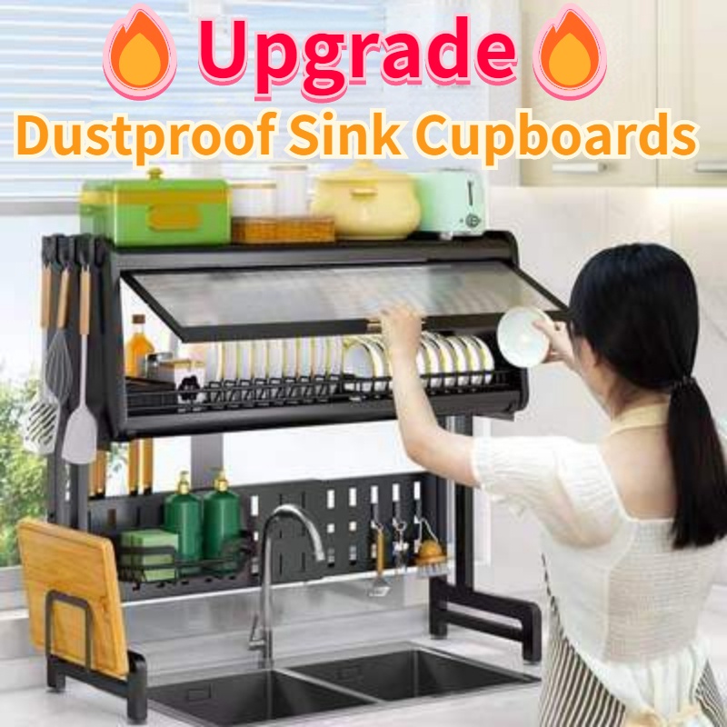 【BIG SALE】Dish Rack Kitchen Rack Utensil Holder Kitchen Shelf Knife