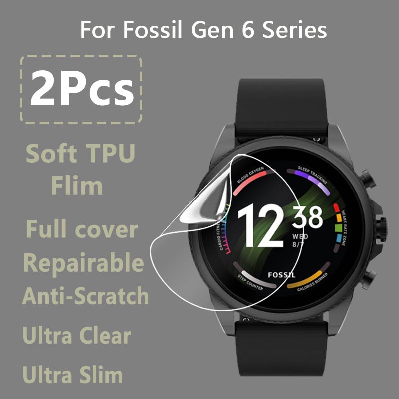 Fossil Gen 5e Gen 6 film TPU soft film Screen Protector for Fossil