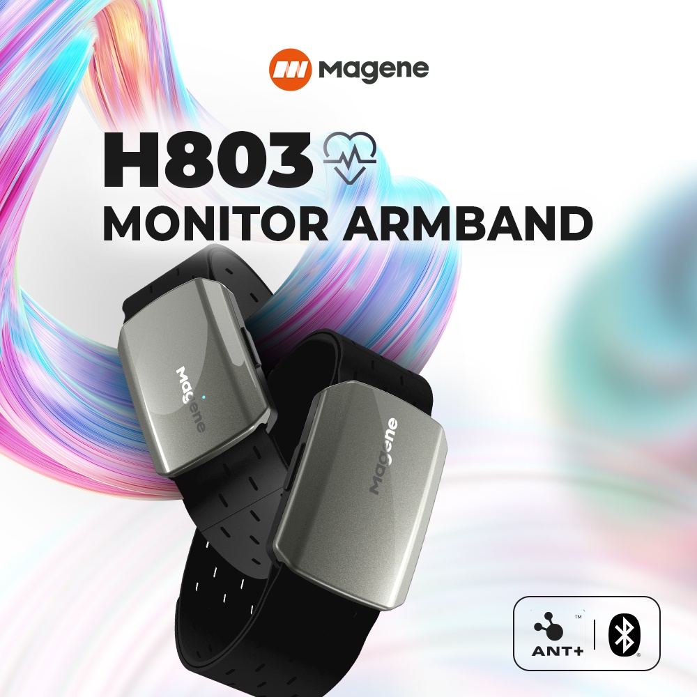 Magene Heart Rate Armband Monitor Dual Mode Bluetooth ANT H803 Sensor