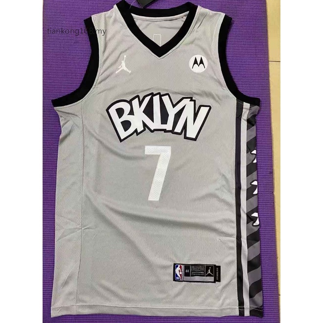 2021 new season men’s Brooklyn Nets 7 Kevin Durant BKLYN embroidery
