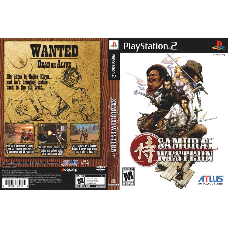 Samurai Western [ps2 Us : Dvd5 1 Disc] 