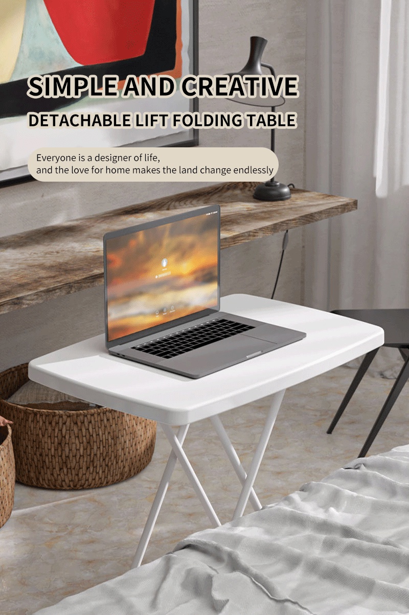Folding table/adjustable/home convenience folding table | Shopee Singapore