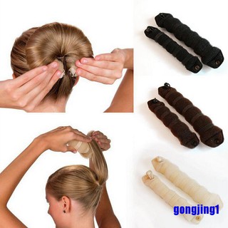 4Pcs Women Braiding Comb Topsy Tail Hair Loop DIY Bun Donut Maker Styling  Tools