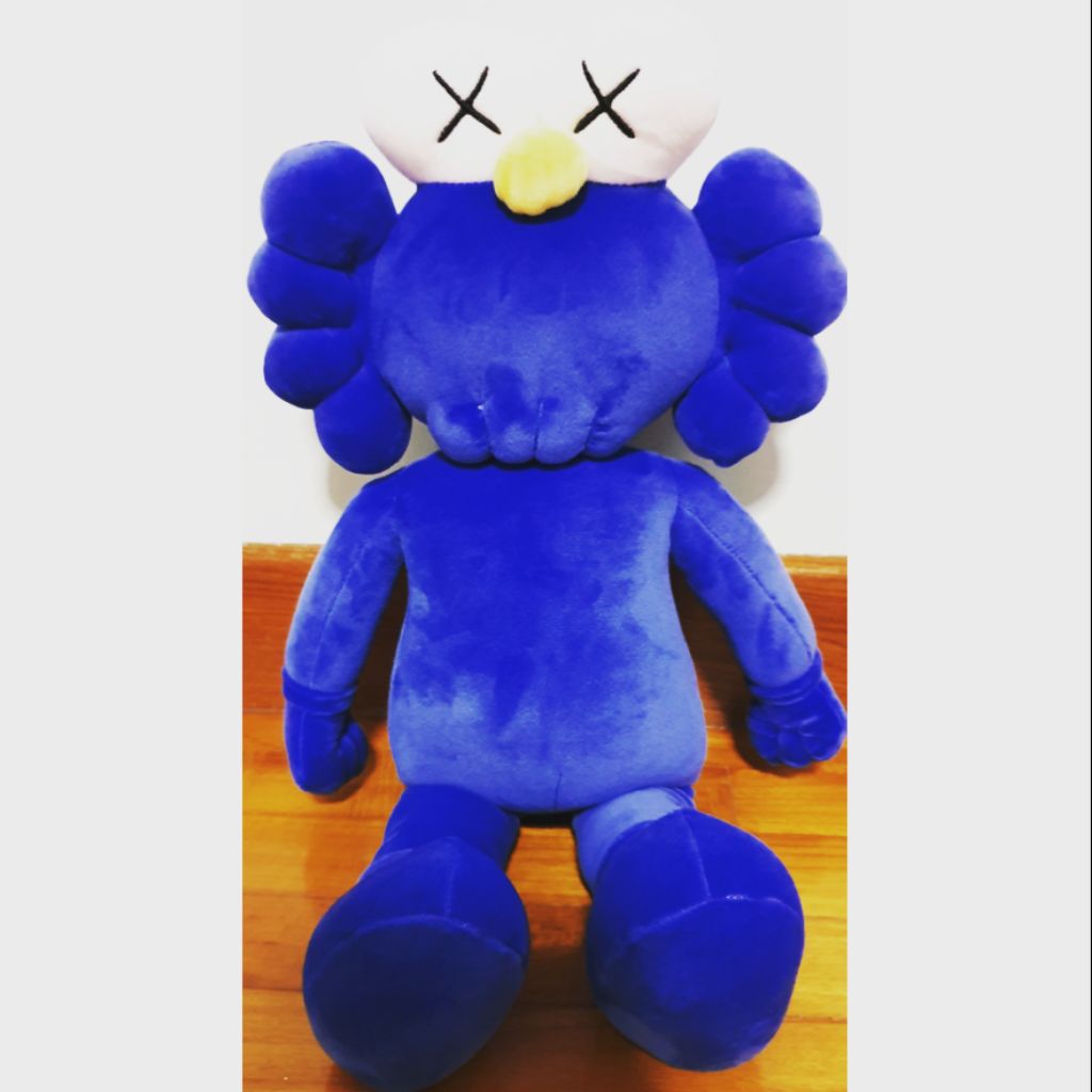 kaws cookie monster plush