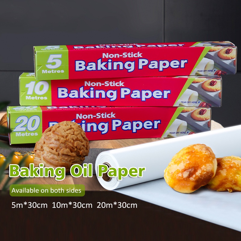 Silicone Oil Paper Baking Paper Non-stick 5m 10m 20m