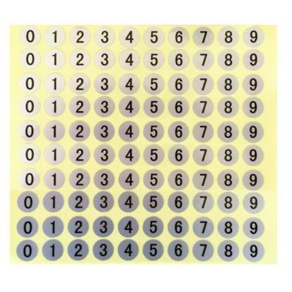 Number 1 to 9 Labels Numbering Stickers | Shopee Singapore