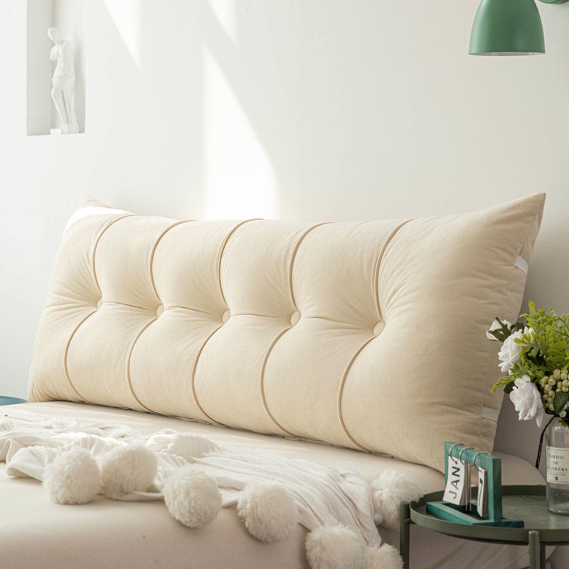 【wall cushion】 Bedside Cushion Pillow Rectangular Large Backrest Sofa