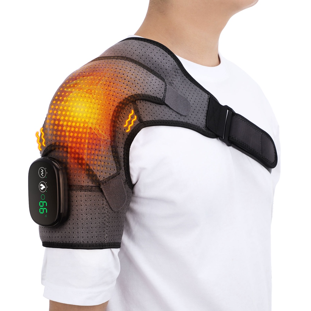 Hailicare Electric Heating Shoulder Brace Joint Massager Vibration