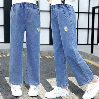 Wide Leg Autumn/Winter Denim Jeans For Girls Stylish, Comfortable & Durable  Trousers For 1 14 Year Olds From Xianstore06, $12.75