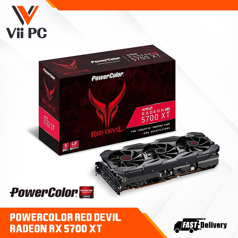 Red Devil Radeon RX 5700XT 8GB 中古品 PowerColor Red Devil AMD Radeon RX 5700 XT 8GB AXRX 5700XT