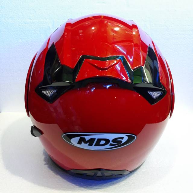 MERAH Mds PRO RIDER Helmet/ MDS MODULAR Red | Shopee Singapore