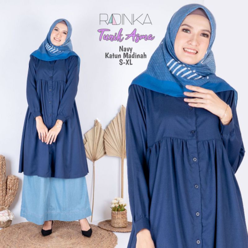 Radinka Premium Rayon Adult Tunic Plain White Tunic | Shopee Singapore
