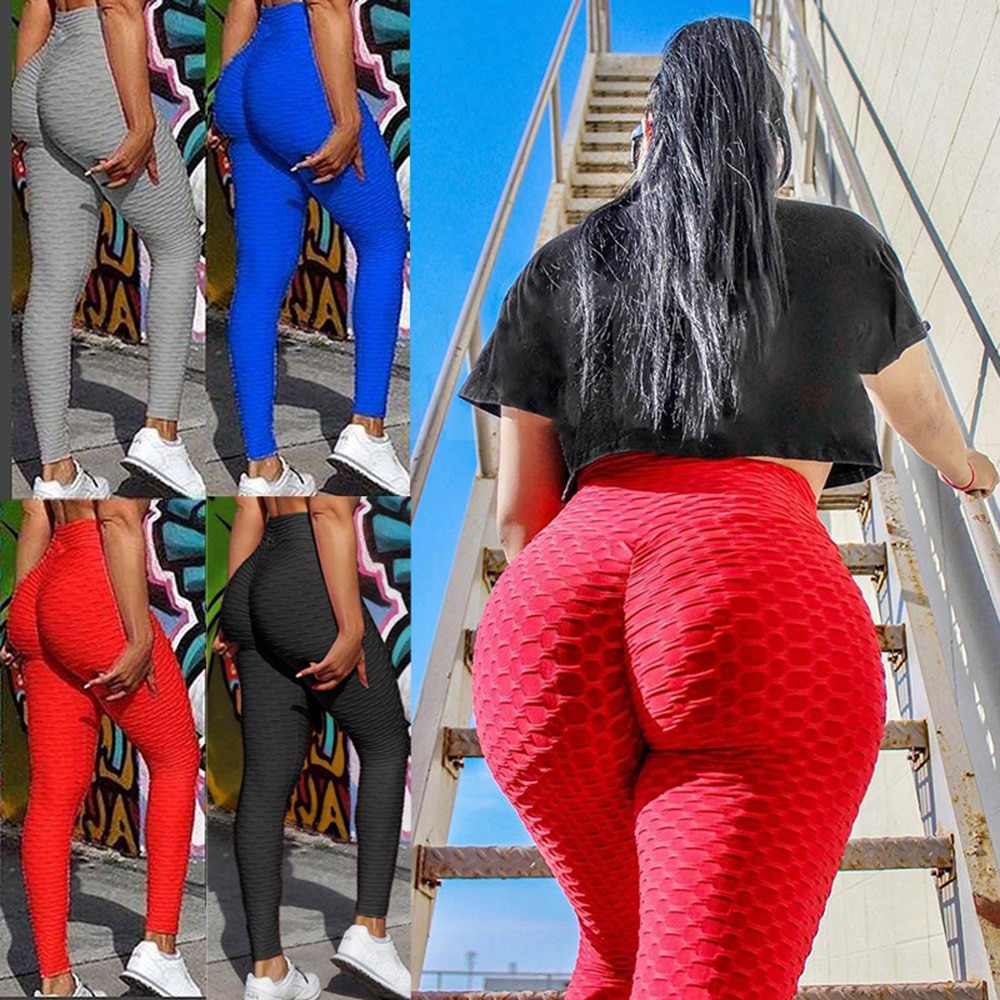 Women Sexy Butt Lifting High Waist Yoga Pants Workout Leggings Tights