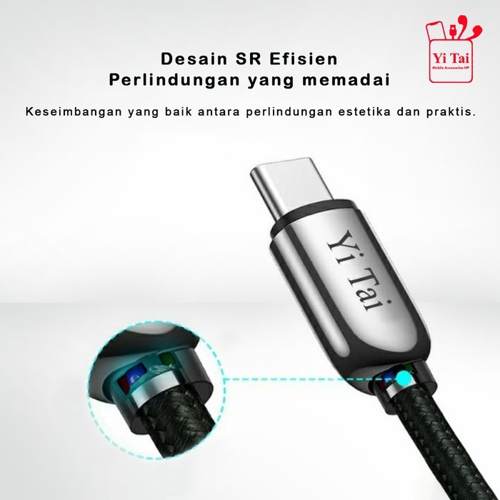 YI TAI - Kabel Data Type C PD66W Super Fast Charging - Gambar 3