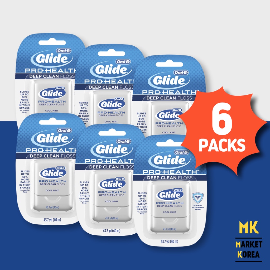 Oral B Dental Floss Glide Prohealth Deep Clean Dental Floss, Cool Mint