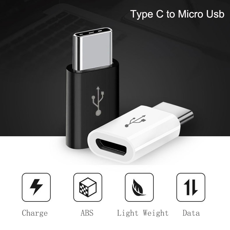 Micro USB To USBC TypeC Adapter Data Charging Adapter Mobile Phone Accessories Shopee Singapore