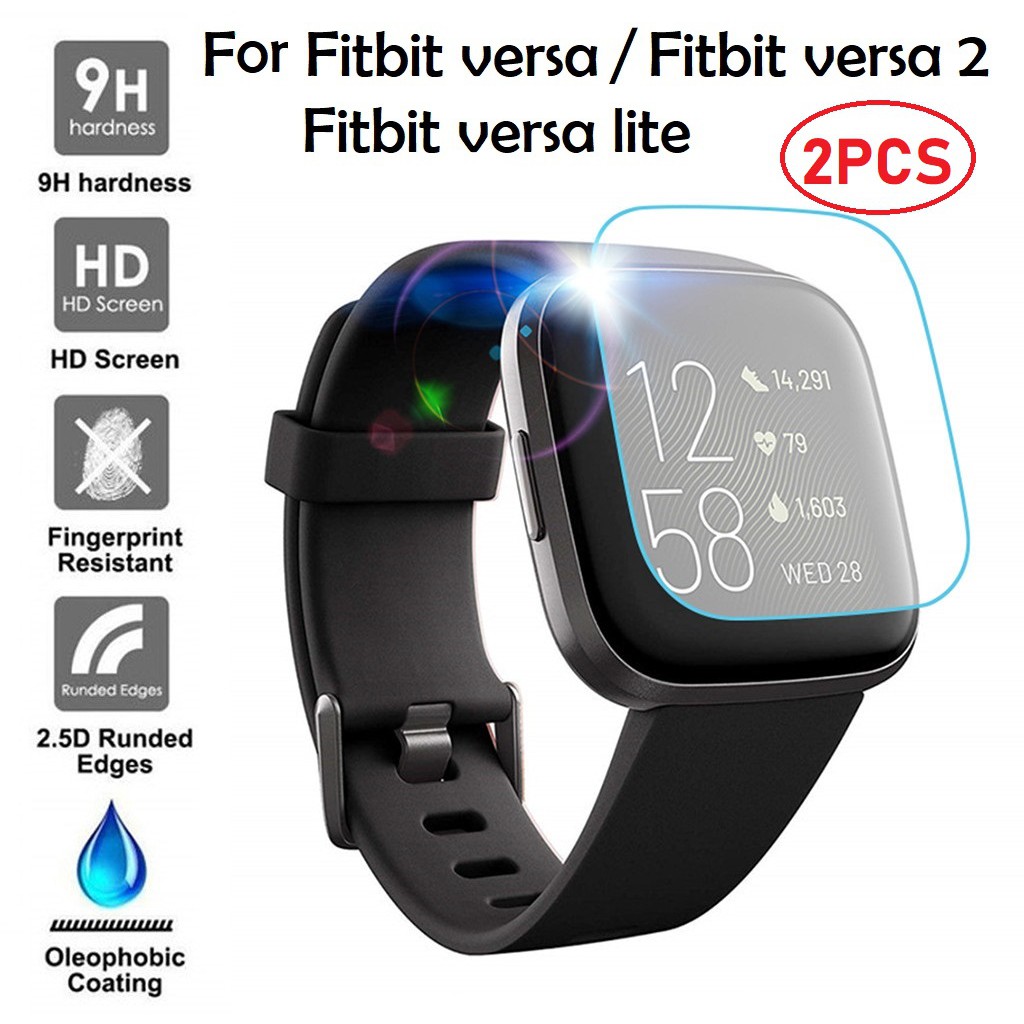 2pcs Fitbit versa 2 Tempered Glass Fitbit versa Fitbit versa lite Tempered Glass Screen Protector