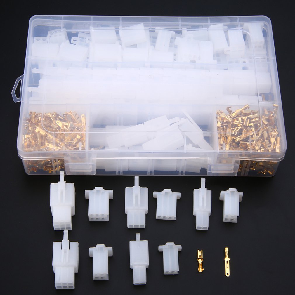 Kinstecks 580PCS 2.8mm Automotive Connector Kit 2 3 4 6 9Pin Automotive