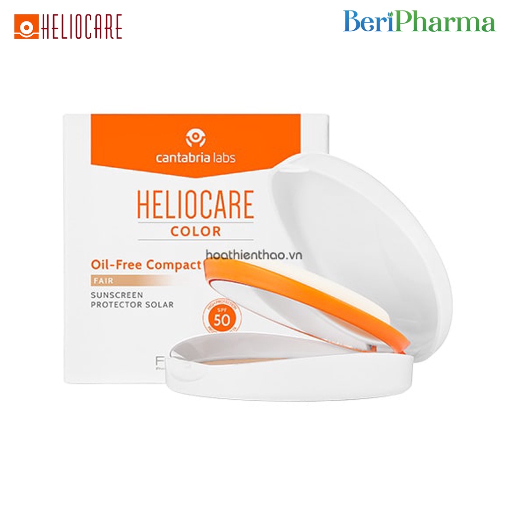 Heliocare Oil Free Compact SPF 50 Fair Sunscreen Foundation (10g ...