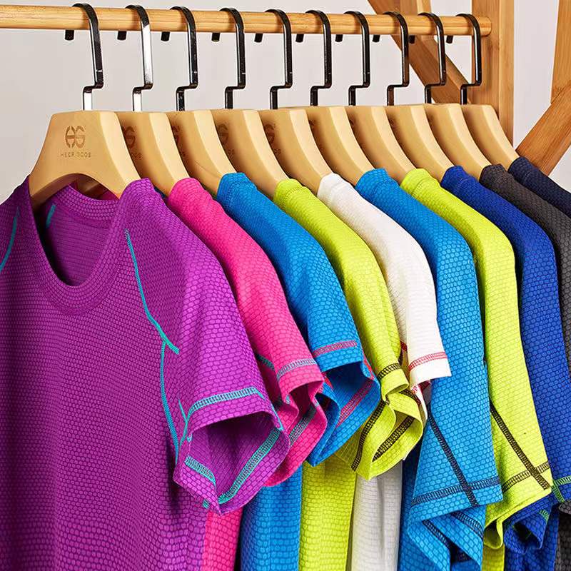 QUESHARK 6 Colors Available Women's Quick Dry T-Shirt Sports  Fitness Yoga Tops