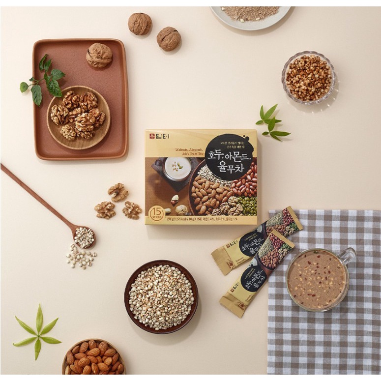 [DAMTUH] Walnut Almond Adlay Tea (Job's Tears Tea) 15~50 Sticks ...