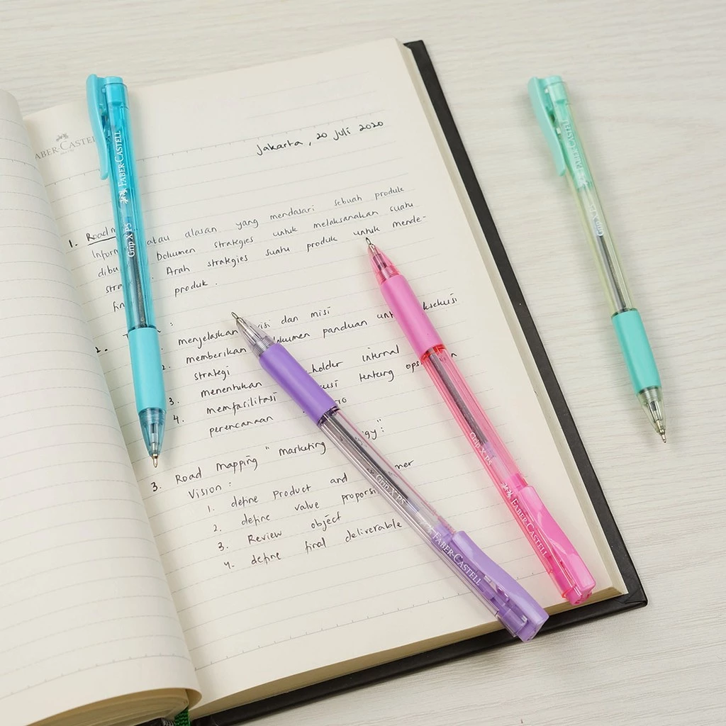 Ballpoint Grip XP 0.5 mm Barrel Violet - Box isi 10pcs - Gambar 2