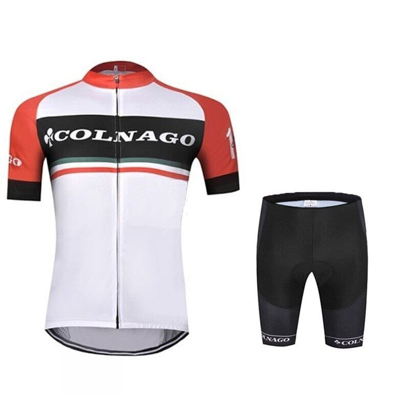 COLNAGO Cycling Jersey Set Men Retro Cycling Clothing Bicycle Shorts Road Bike Suit MTB Uniform Race Bike Shirts Maillot Culotte Shopee Singapore
