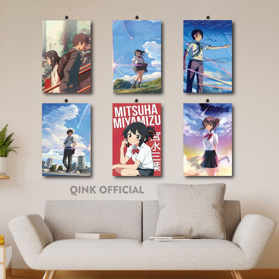 HIASAN DINDING 101-129 AESTHETIC WALL POSTER ANIME MIKI OKUDERA KIMI NO ...