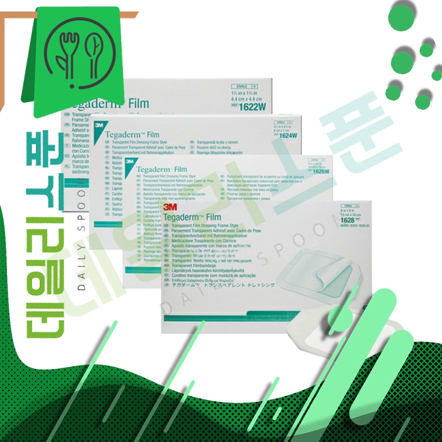 [3M] Tegaderm Transparent BandAid Tegaderm Film Dressing / 1622w